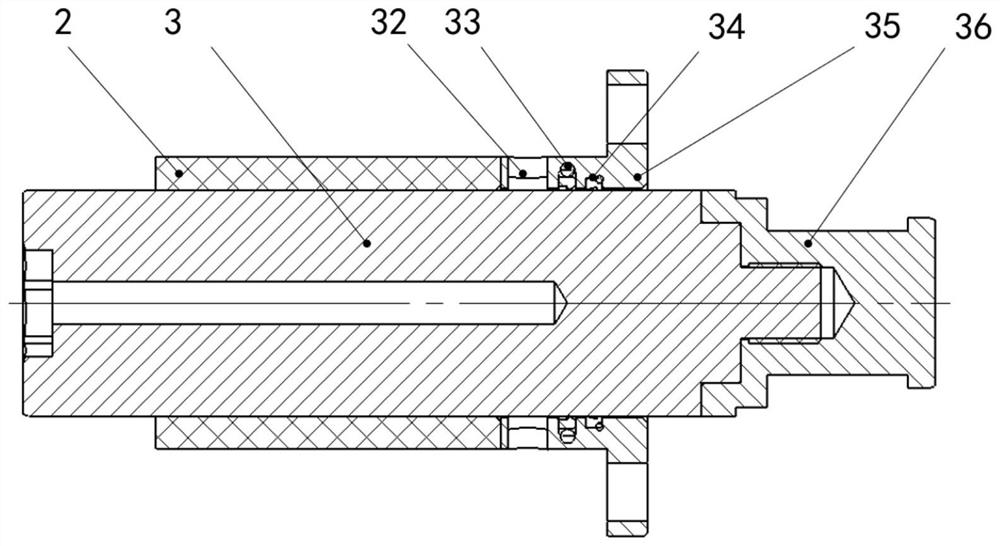 High-pressure large-scale gap dynamic sealing performance testing device and system