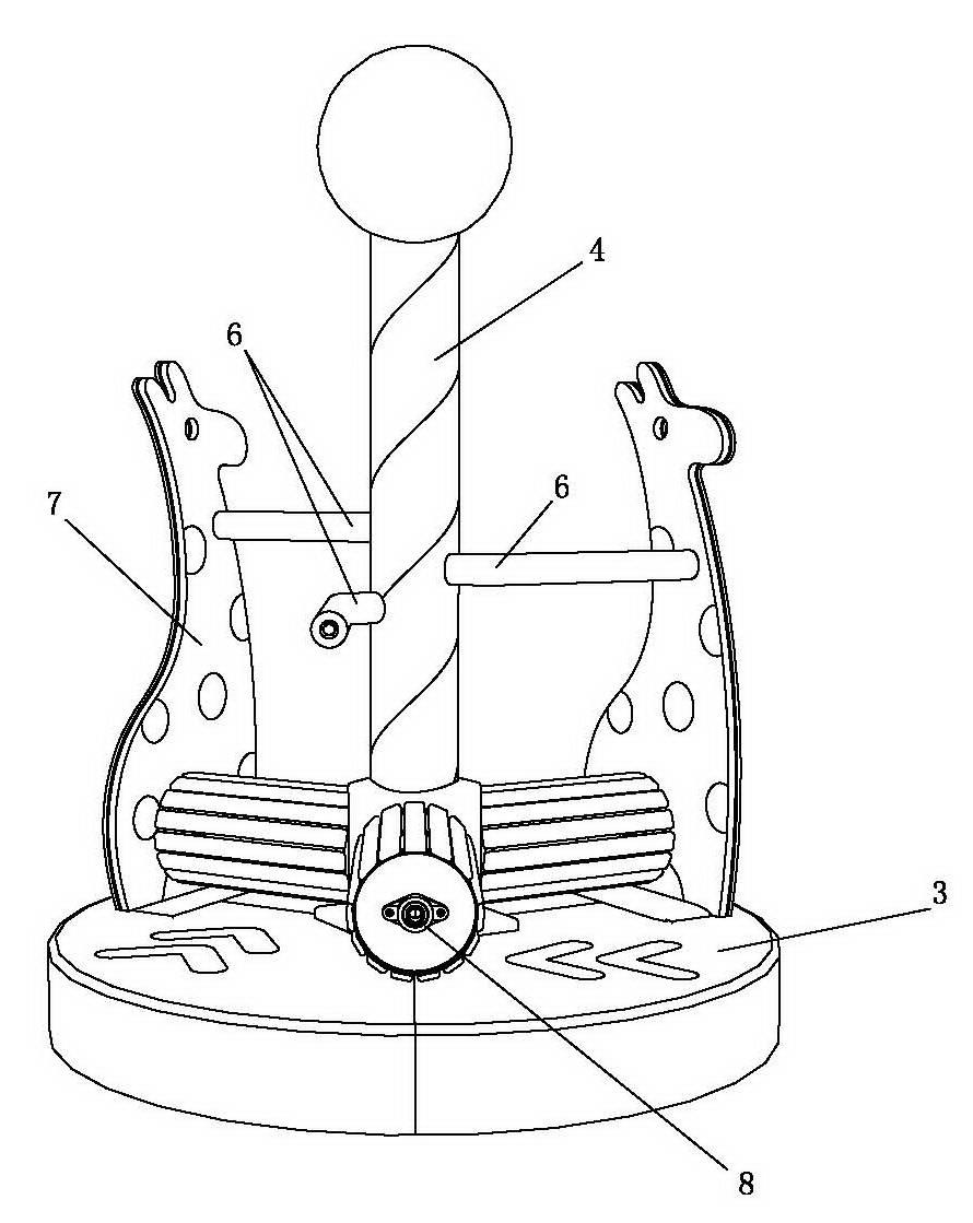 Entertainment treading water vehicle device