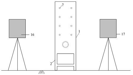 Device and method for testing three-dimensional damage mode of tunnel face soil of cross-river and cross-sea shield tunnel
