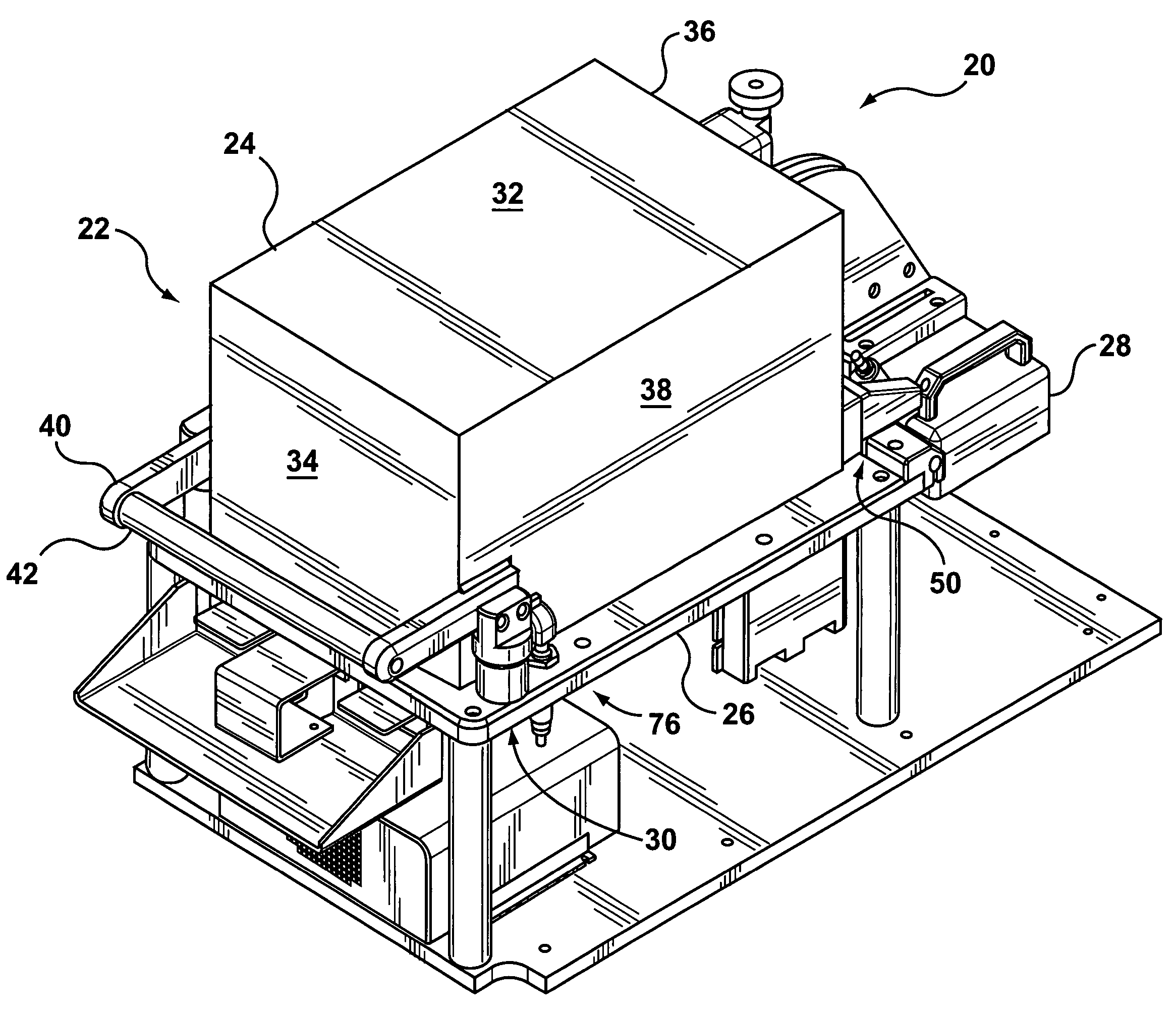 Radio frequency isolation container
