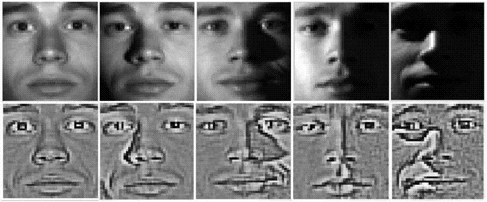 Face illumination invariant feature extraction method by utilizing logarithm transformation and Laplacian operator