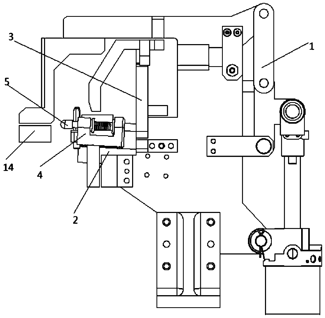 Welding rod lengthening device applied to car narrow and small space