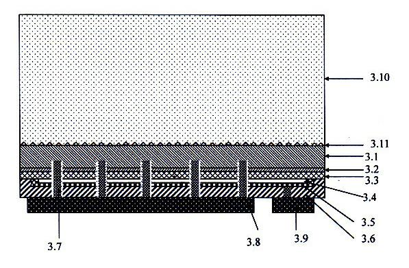 Semiconductor light-emitting device provided with transparent organic supporting base plate and preparation method for semiconductor light-emitting device