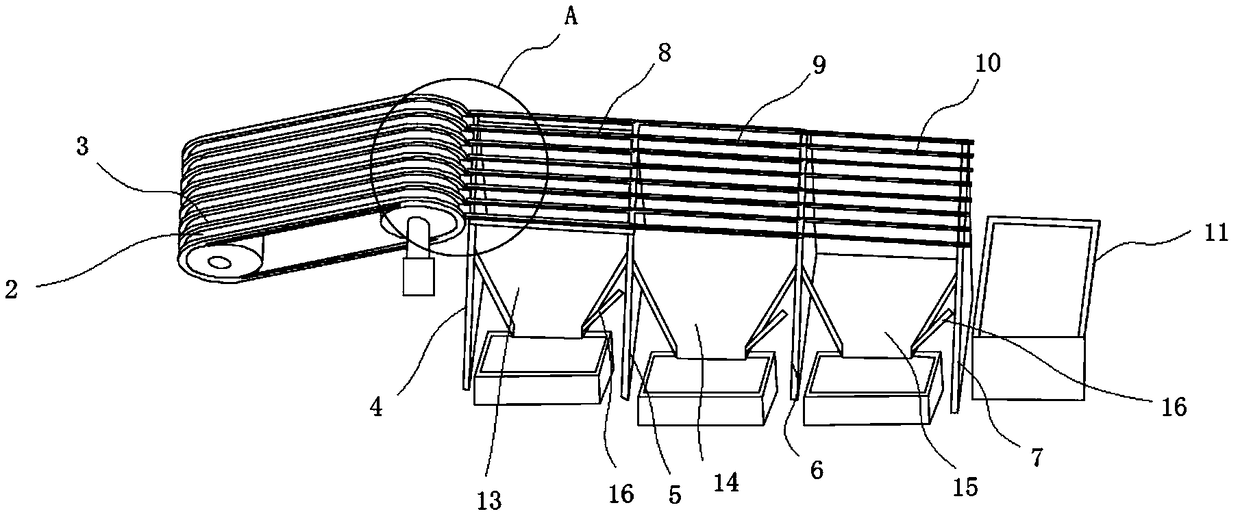 Fruit sorting equipment