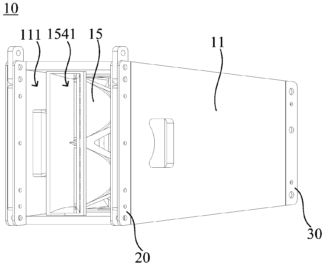 Single sound box and sound box system