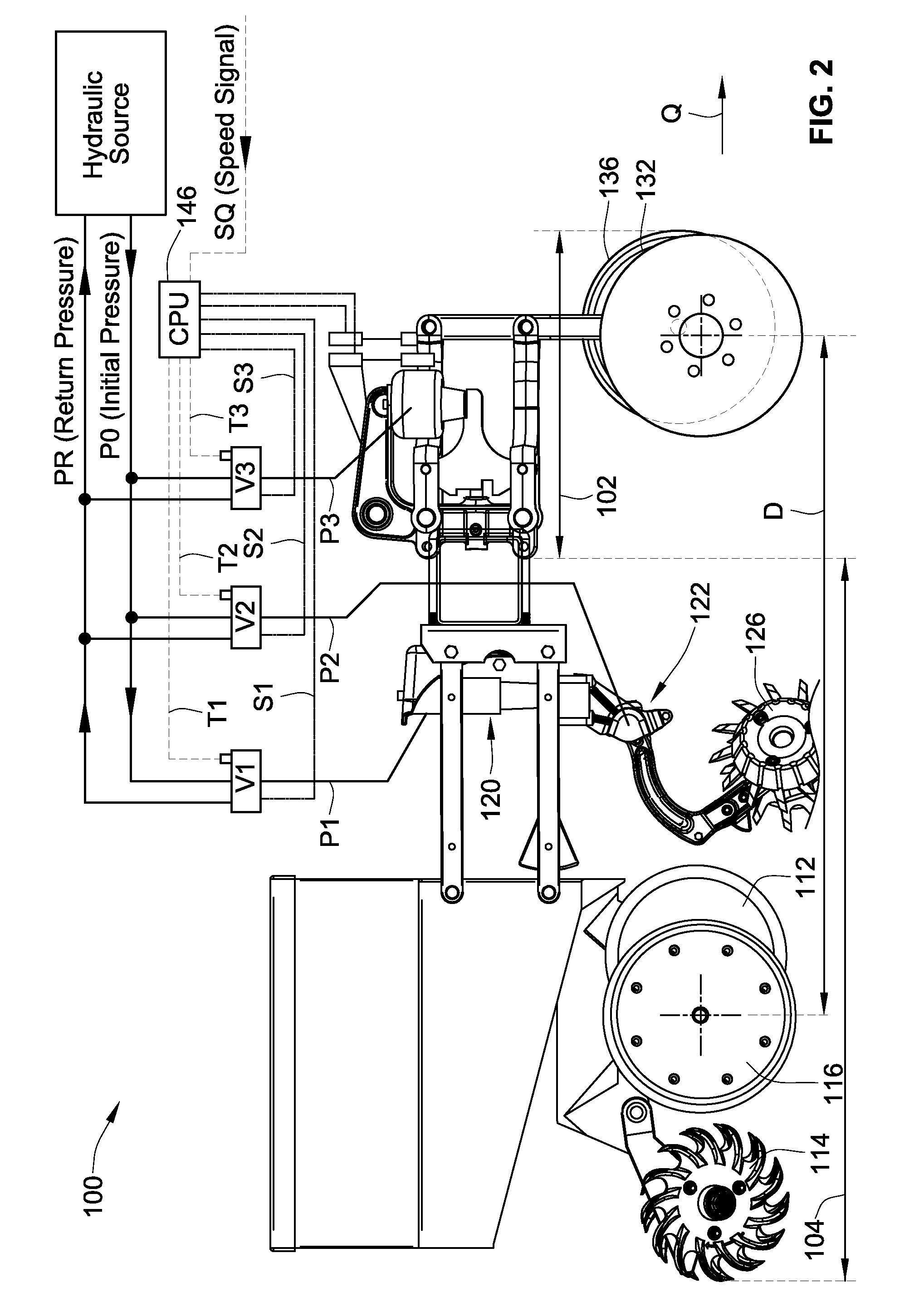 Agricultural apparatus for sensing and providing feedback of soil property changes in real time