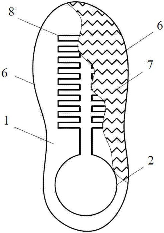 Foot orthotics insole and preparation method thereof