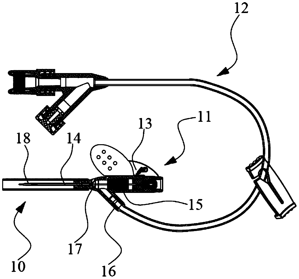 Indwelling needle and assembling process thereof