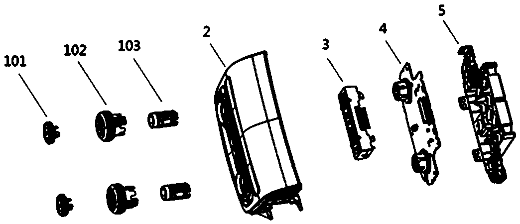 Automobile air conditioner controller panel mechanism