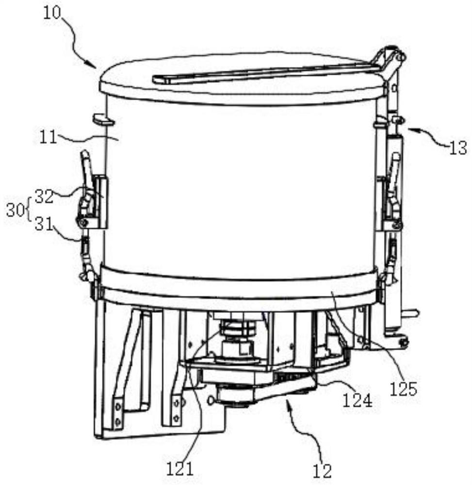 Cleaning device and joint filling robot