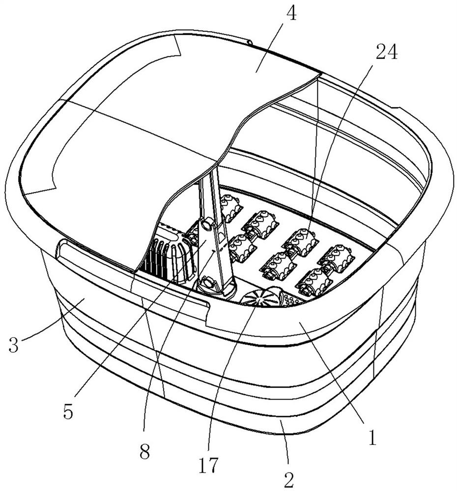 Foldable foot tub