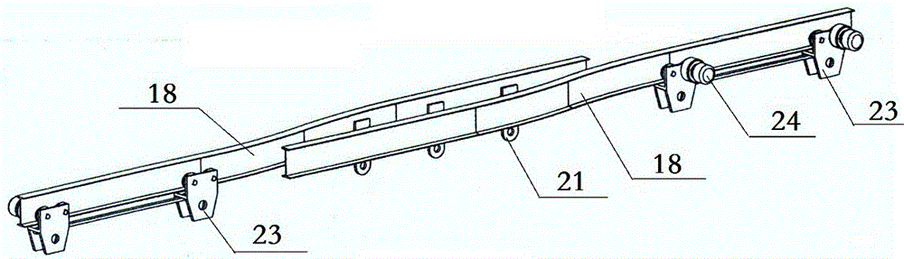 Hoisting machine for multiple components