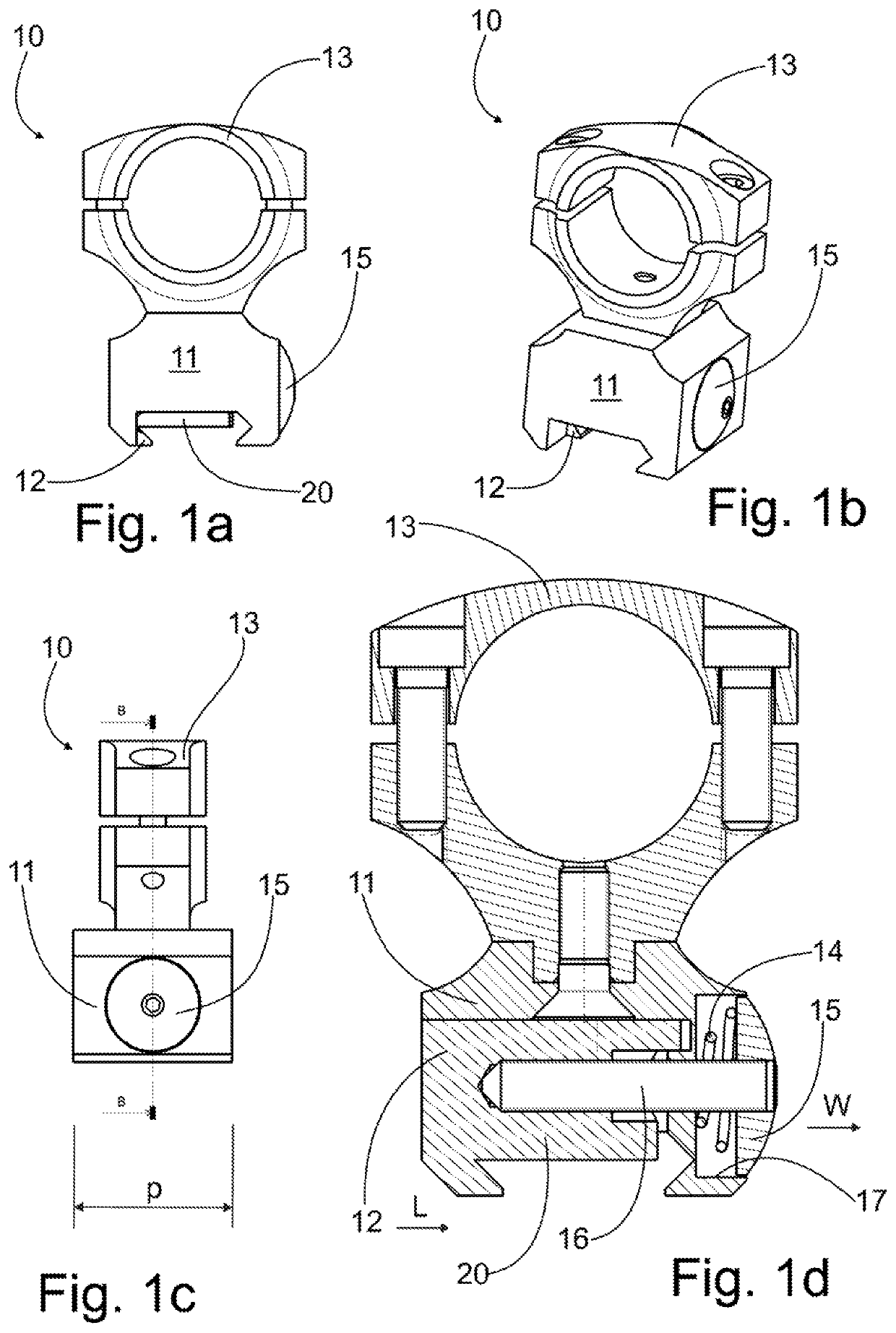 Support for mounting an accessory to a weapon