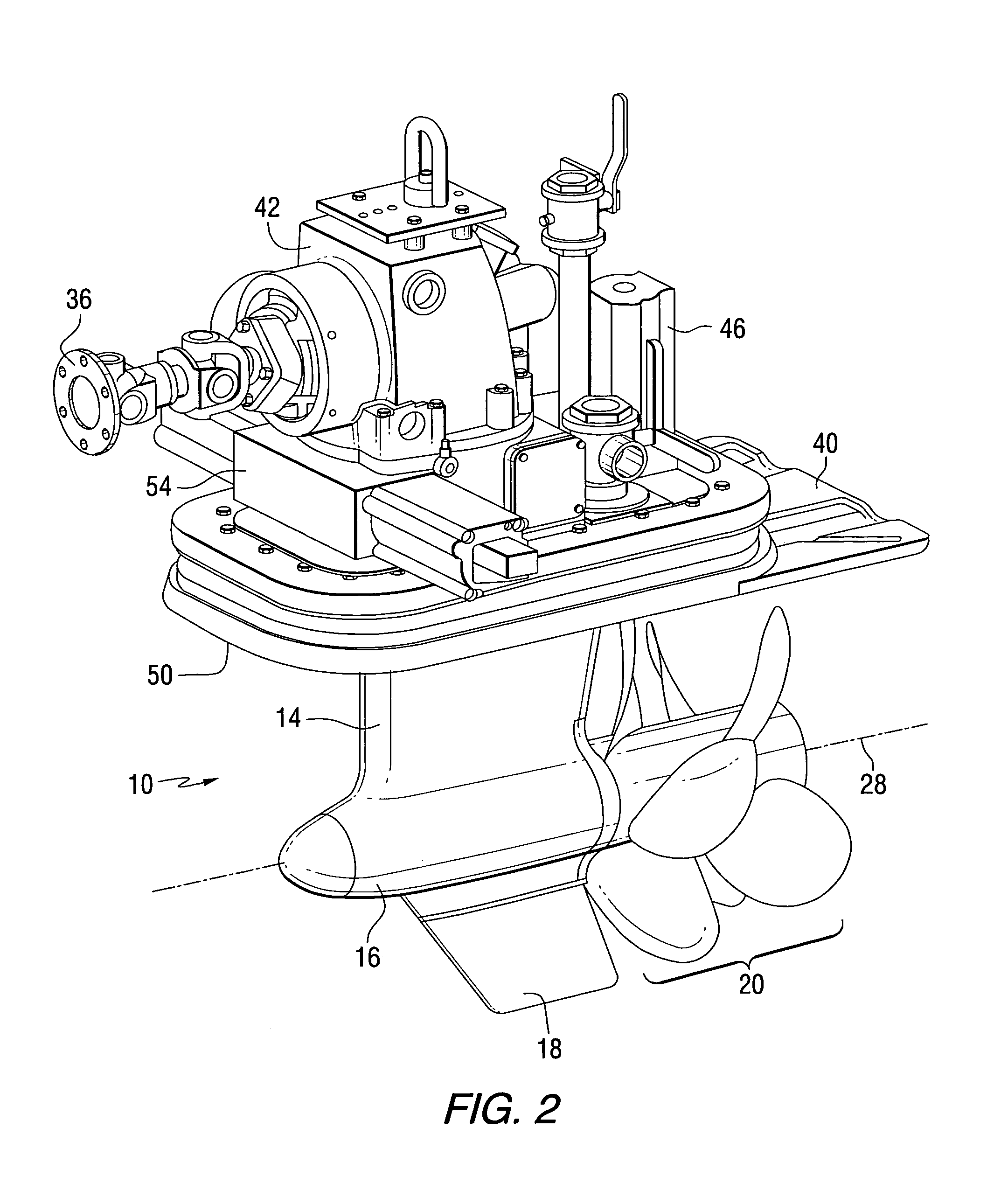 Method for braking a vessel with two marine propulsion devices