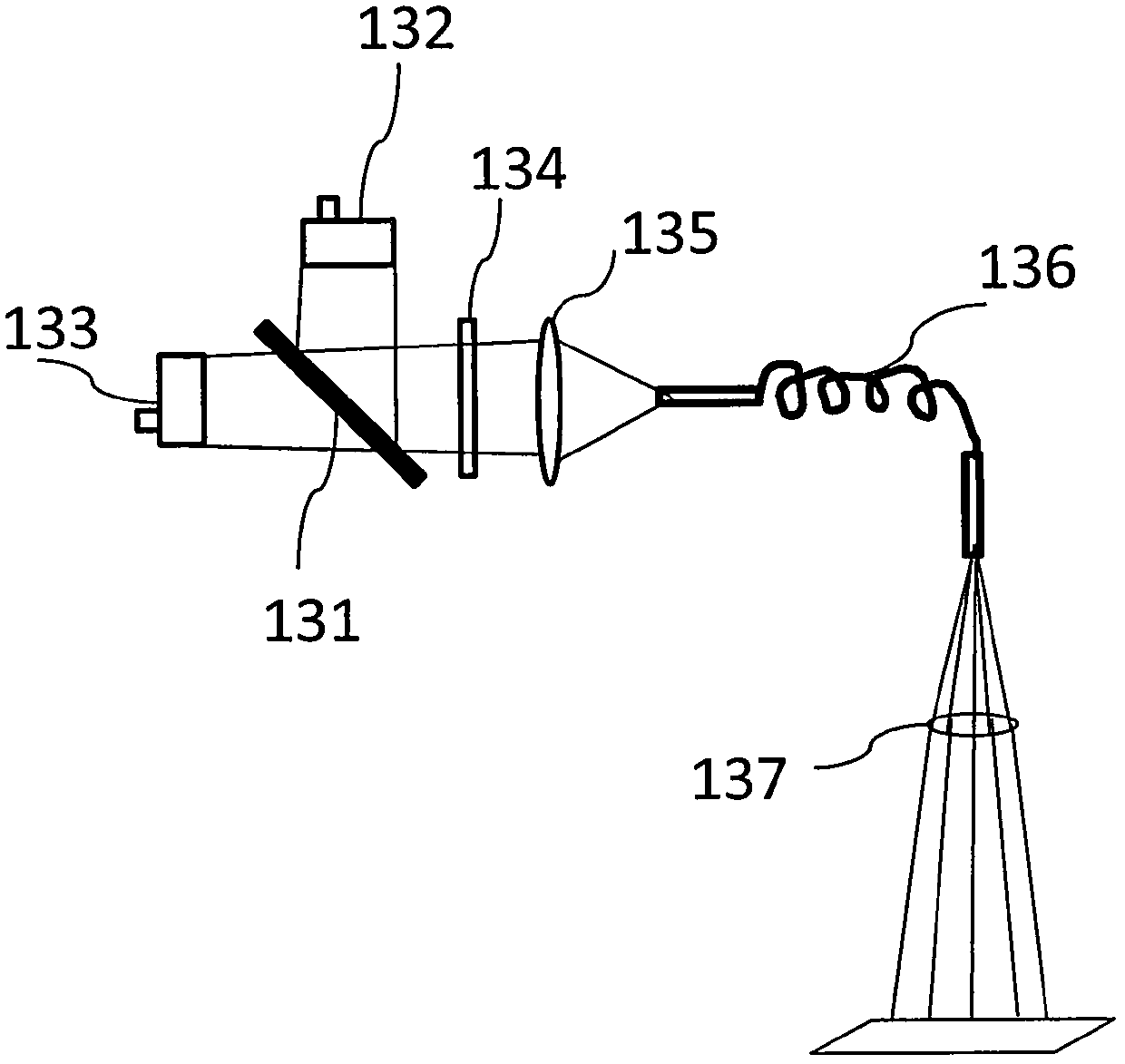 Fluorescence imager and method for imaging lesion area