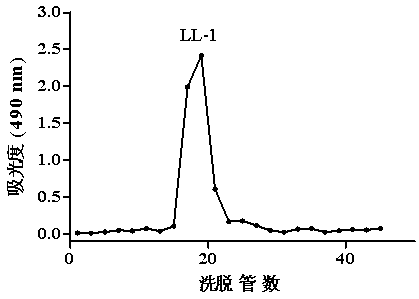 A kind of coagulation-promoting privet flower polysaccharide and its extraction and separation method and application