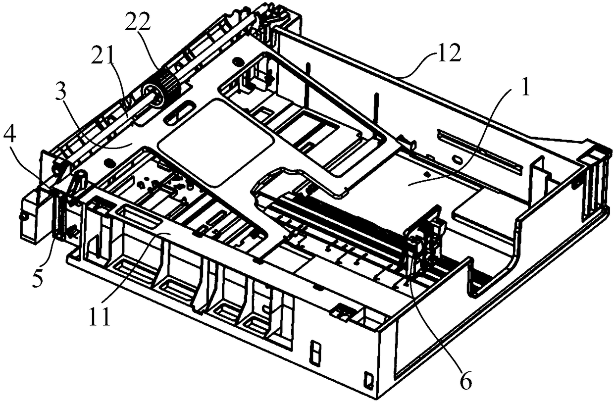 Paper feeding device for image processing equipment and image processing equipment