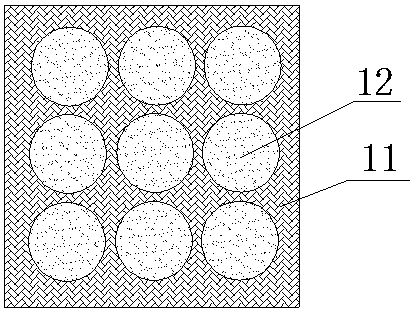 A method and mold for preparing pavement composite pasting block