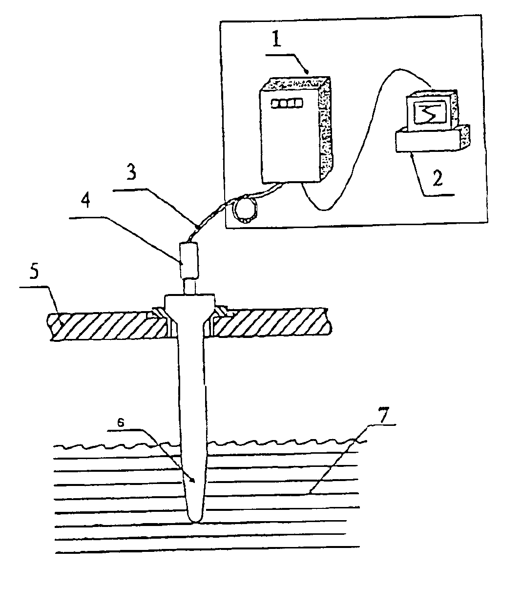 Method for continuously measuring melting steel temperature and measuring temperature pipe