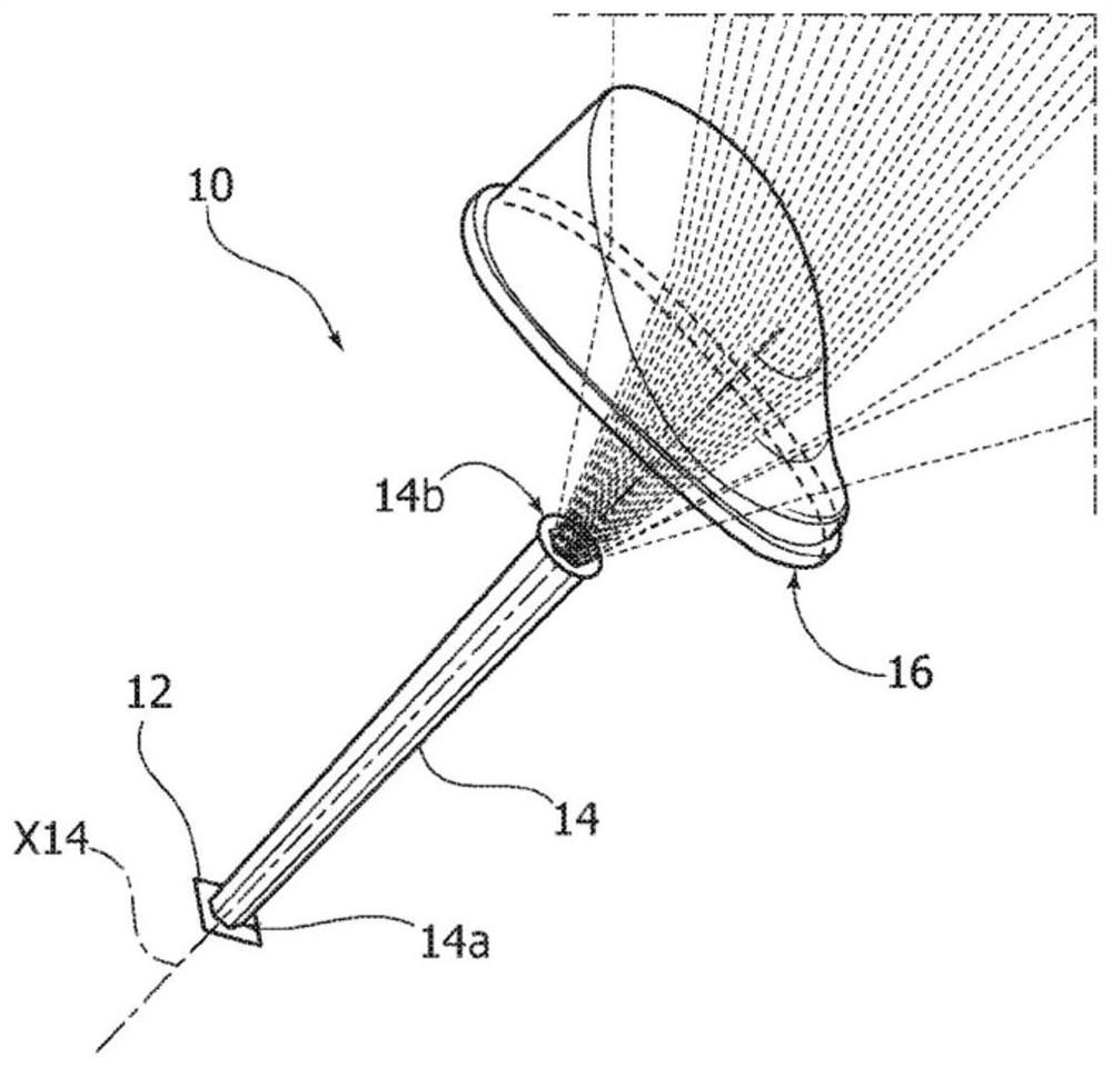 Lighting device and corresponding method