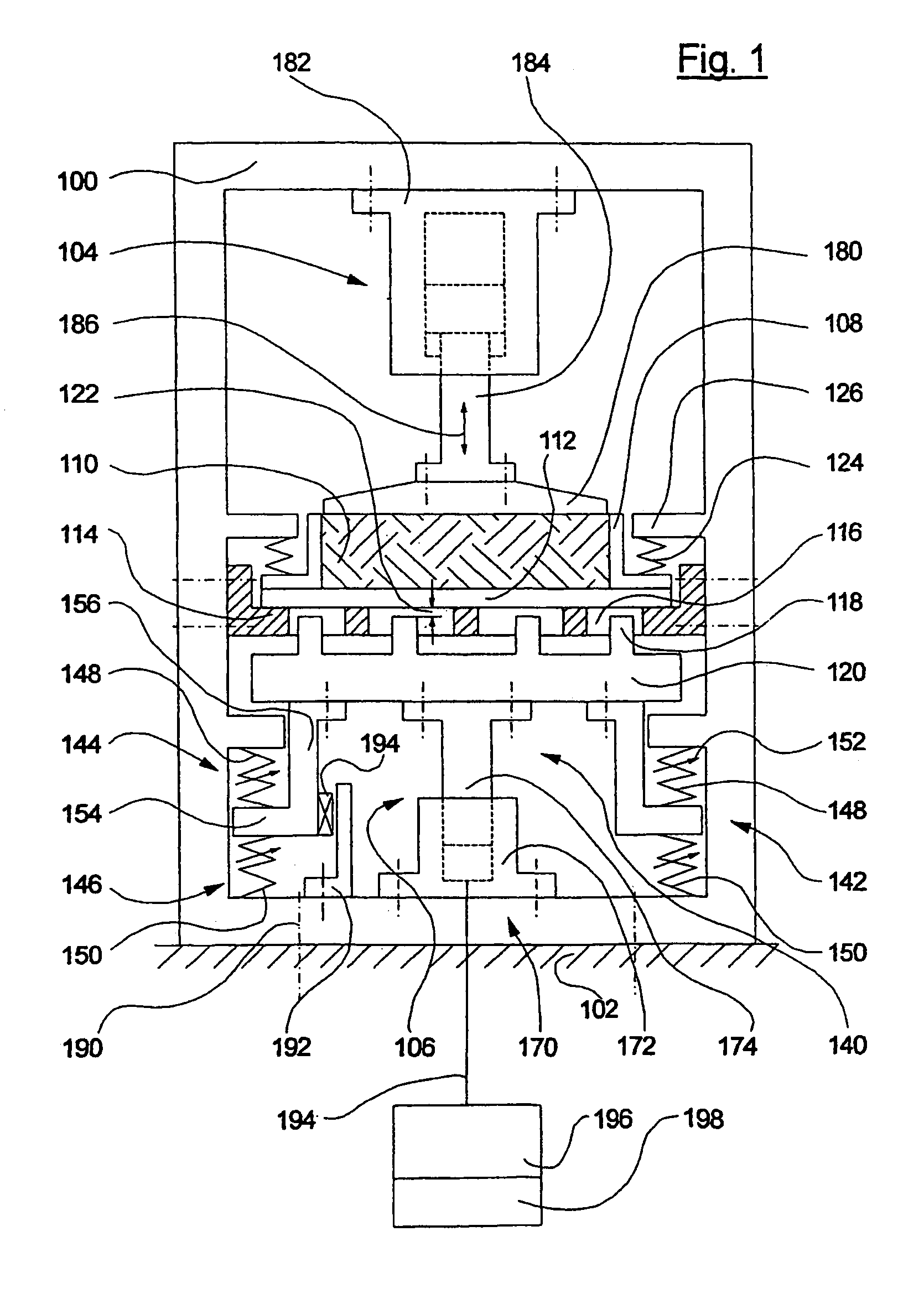 Compaction device for compacting moulded bodies from granular substances and method for using said device