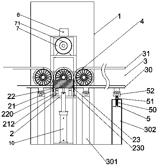 Device for producing and finishing diaphragm spring