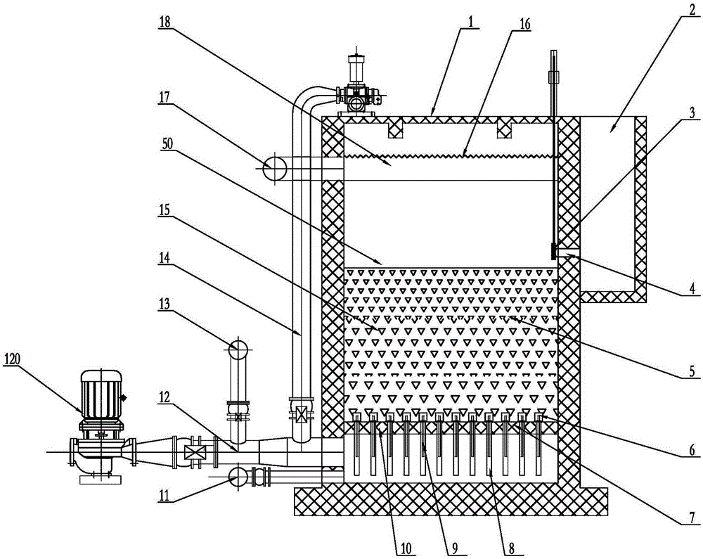 Shell padding hardening and tempering pond used for mineralization after seawater desalination