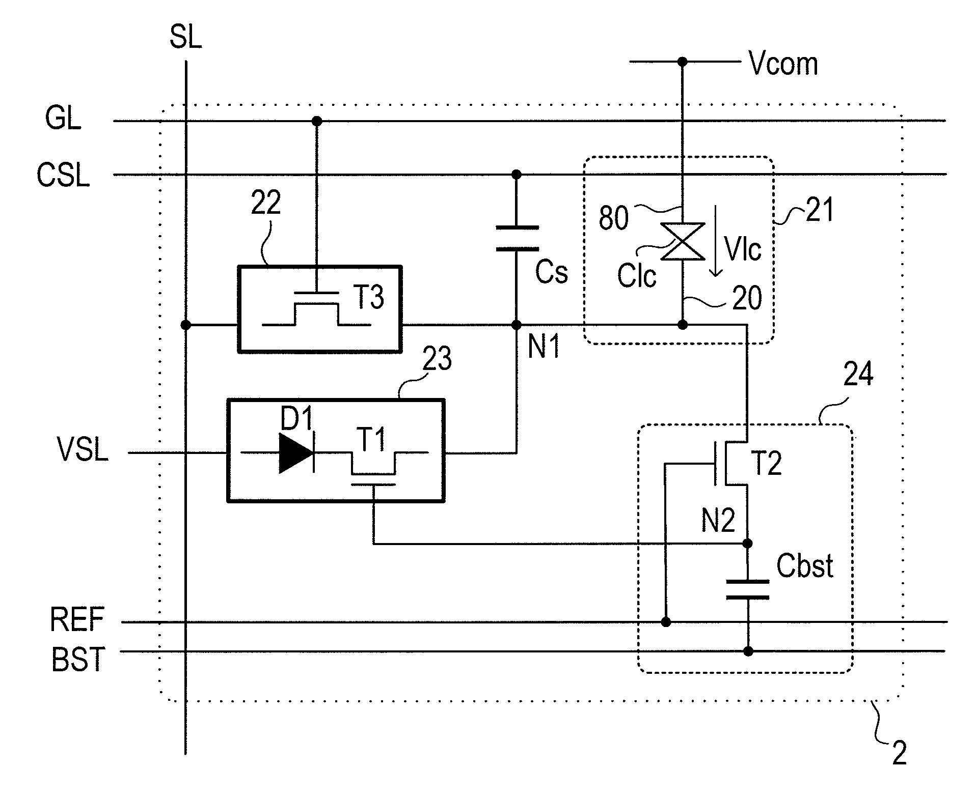 Pixel circuit and display device