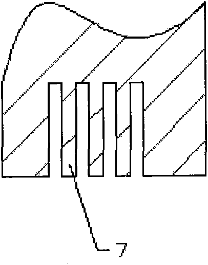 Labyrinth and fingertip combined type seal structure