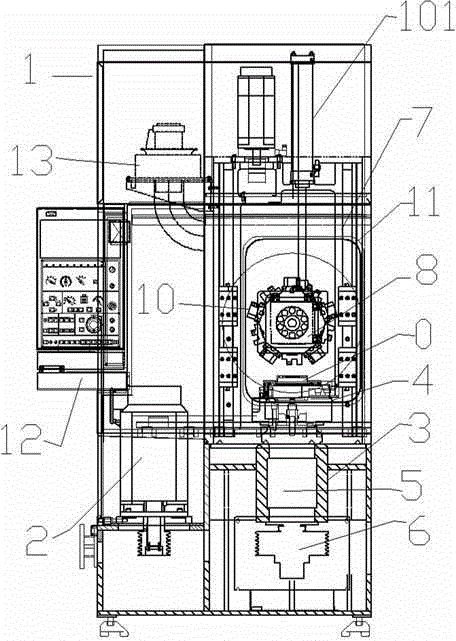 Miniature vertical lathe