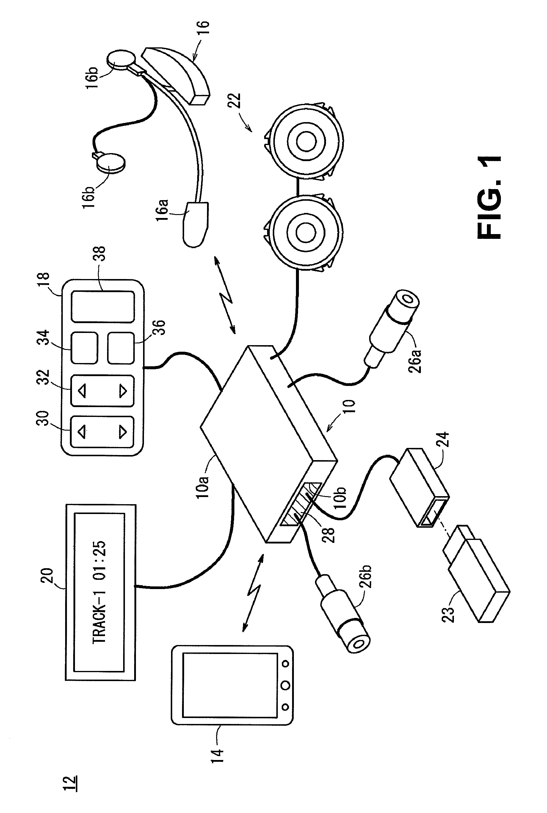 Vehicular audio processing unit and communication system including same