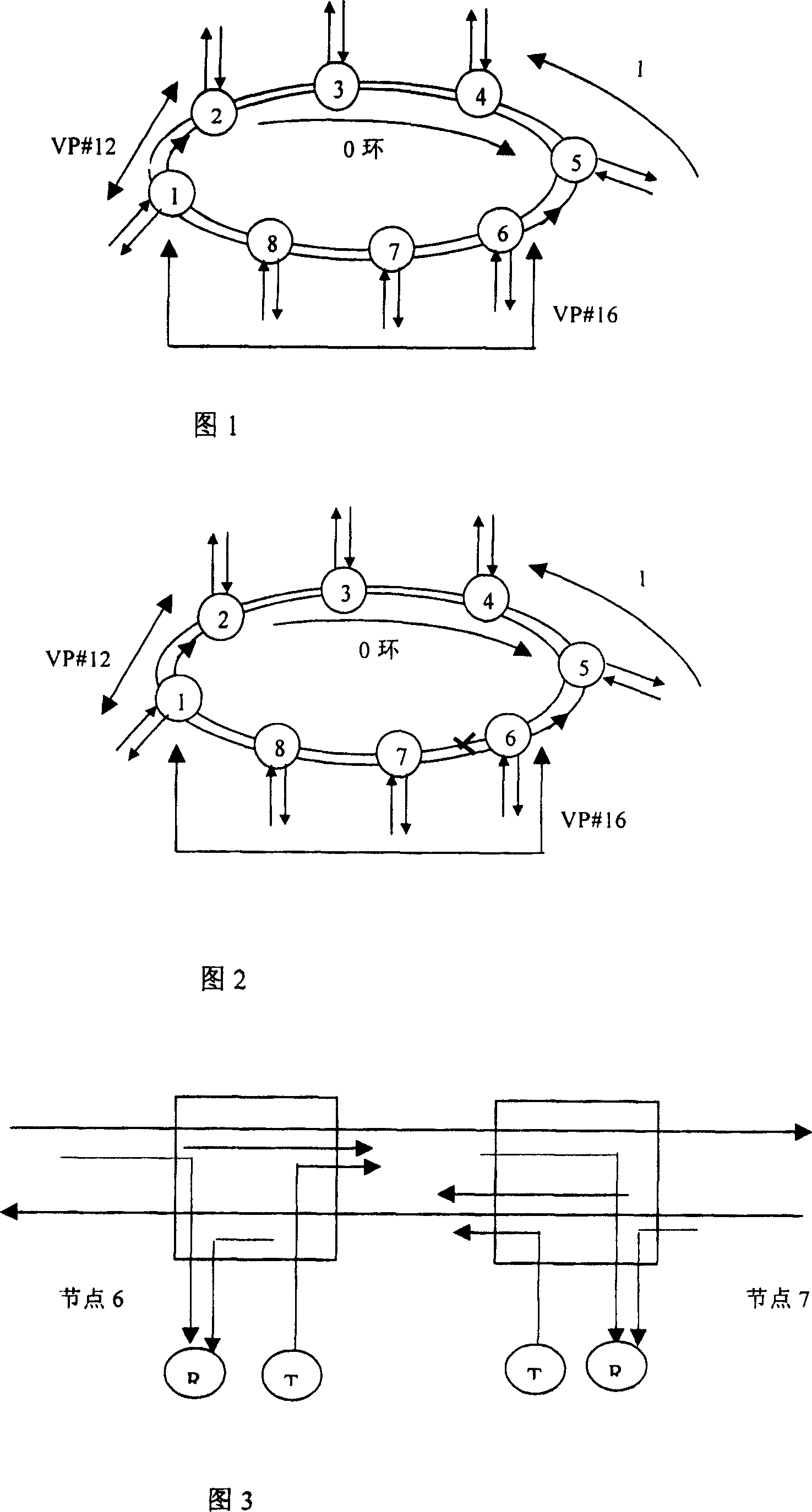 Method for carrying out VPR protection inversion in network