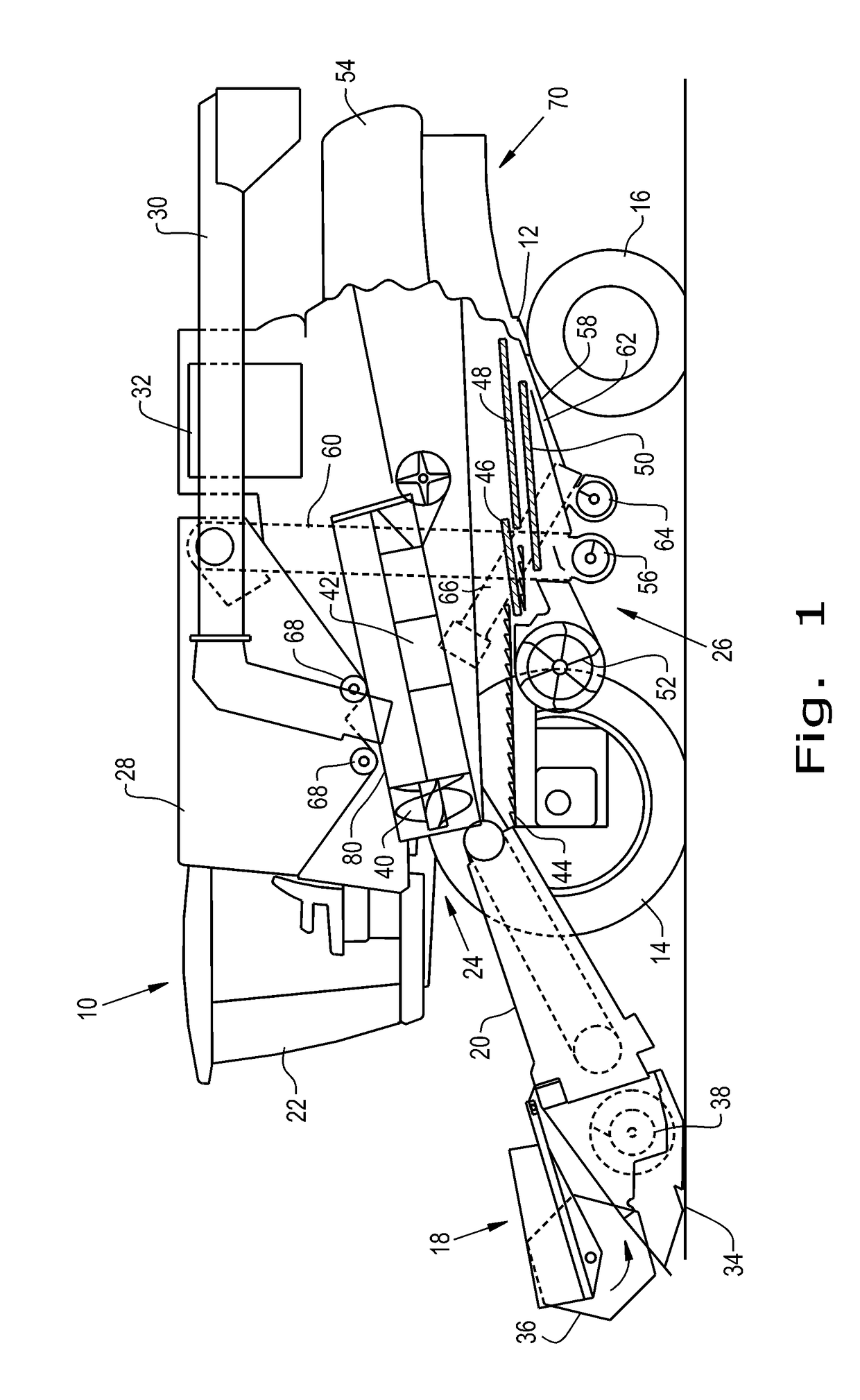 Control system and method for controlling two banks of adjustable vanes on a cylindrical rotor cage of an agricultural harvester