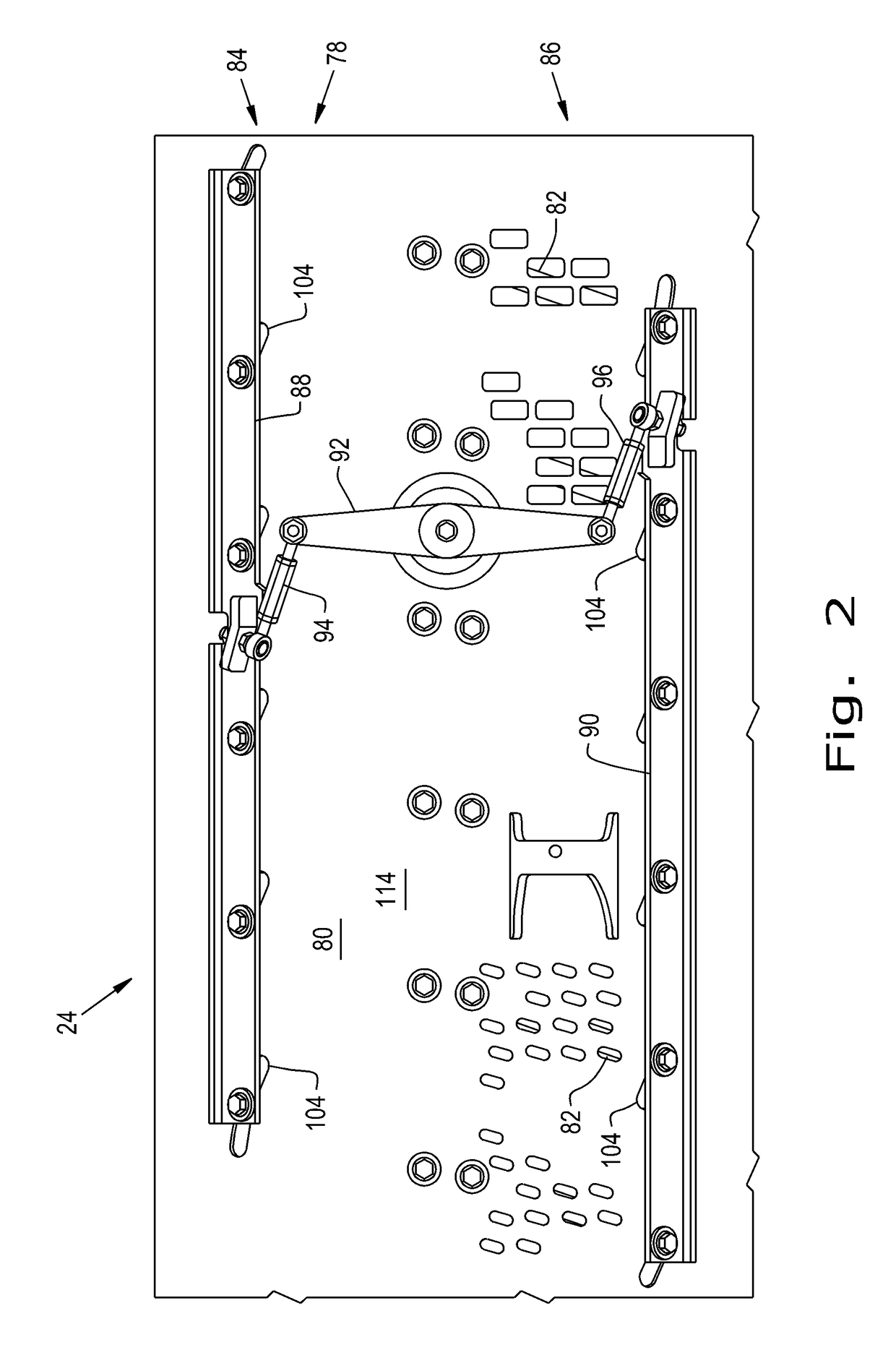 Control system and method for controlling two banks of adjustable vanes on a cylindrical rotor cage of an agricultural harvester