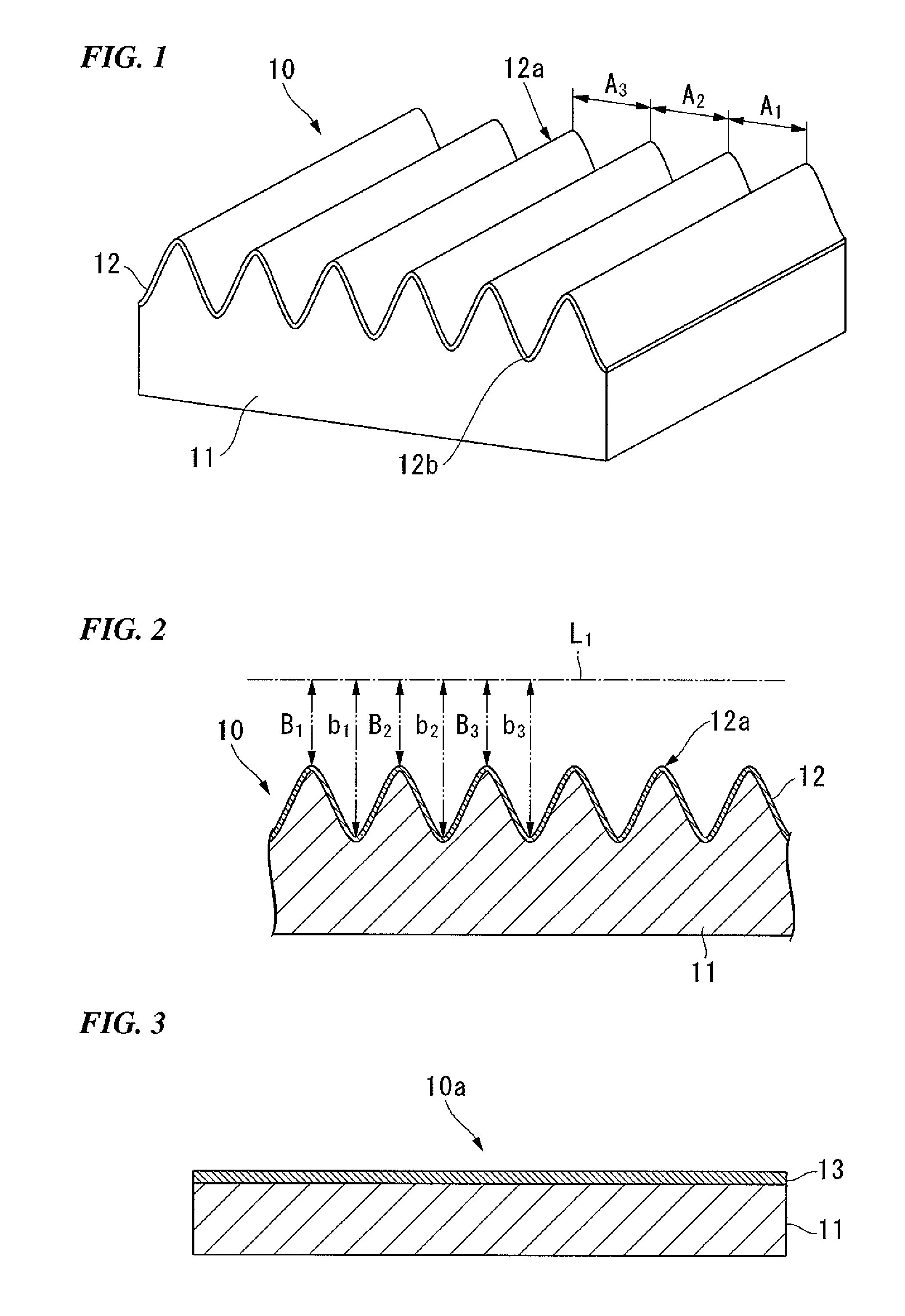 Corrugated pattern forming sheet and method for manufacturing the same, and method for manufacturing antireflector, retardation plate, original process sheet plate, and optical element