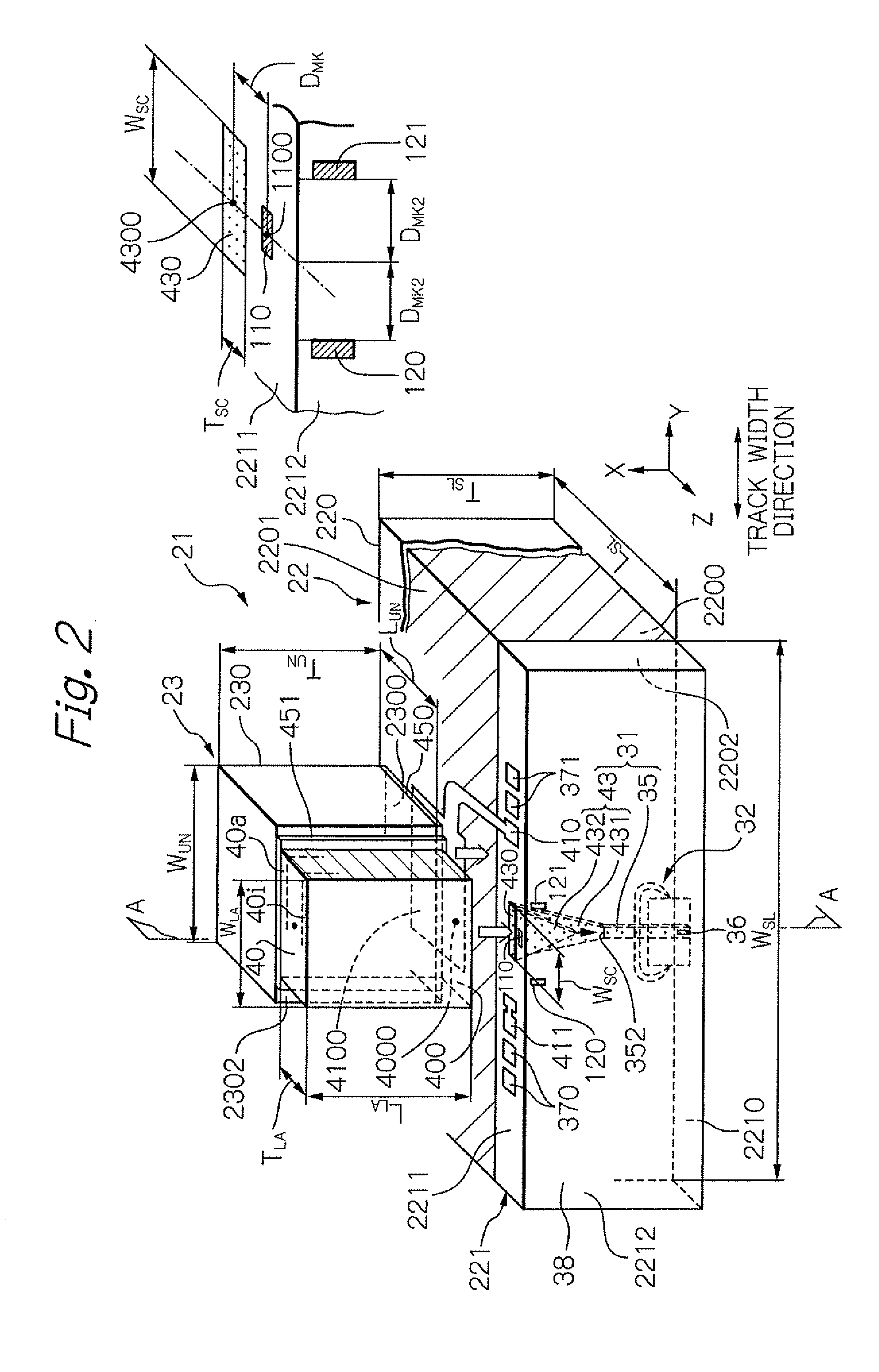 Method for manufacturing thermally-assisted magnetic recording head by semi-active alignment
