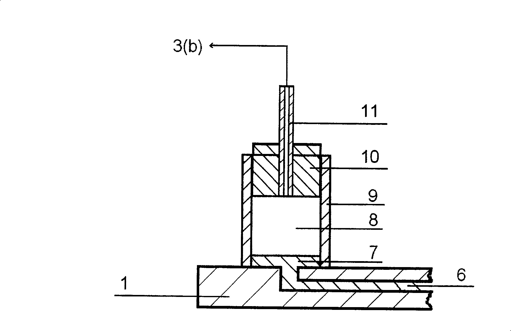 Micro flow control chip capillary electrophoresis negative pressure sampling method