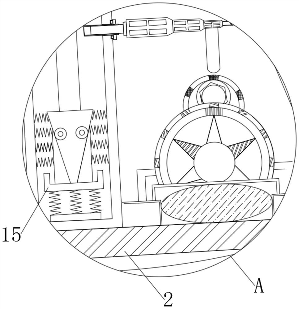 Spectacle frame clamping device with function of improving accuracy