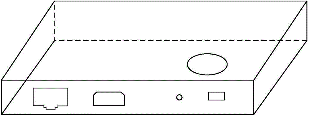 Networking device for suspension-type network television