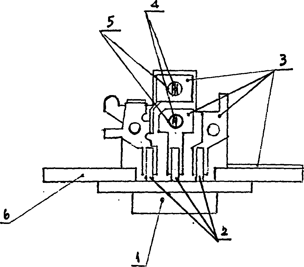 Method for connecting automobile dynamo governor assembly