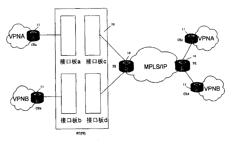 Method, device and system for down sending route