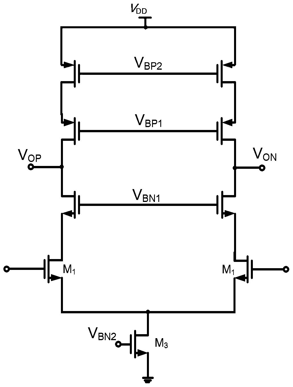 Fully differential amplifier and its residual gain circuit