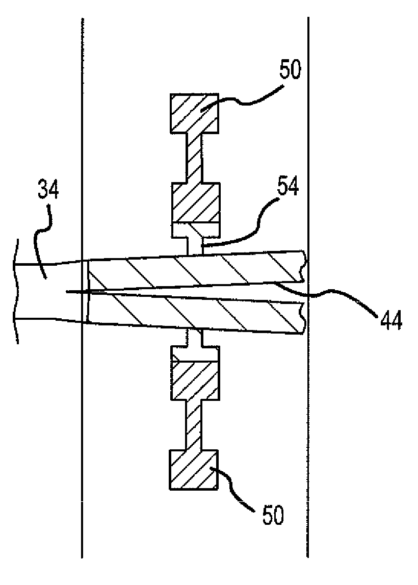 Lithium niobate modulator having a doped semiconductor structure for the mitigation of DC bias drift