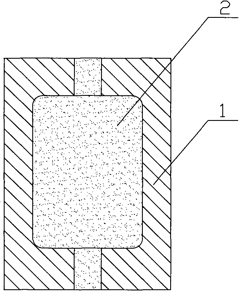 Method for manufacturing small-core sand core