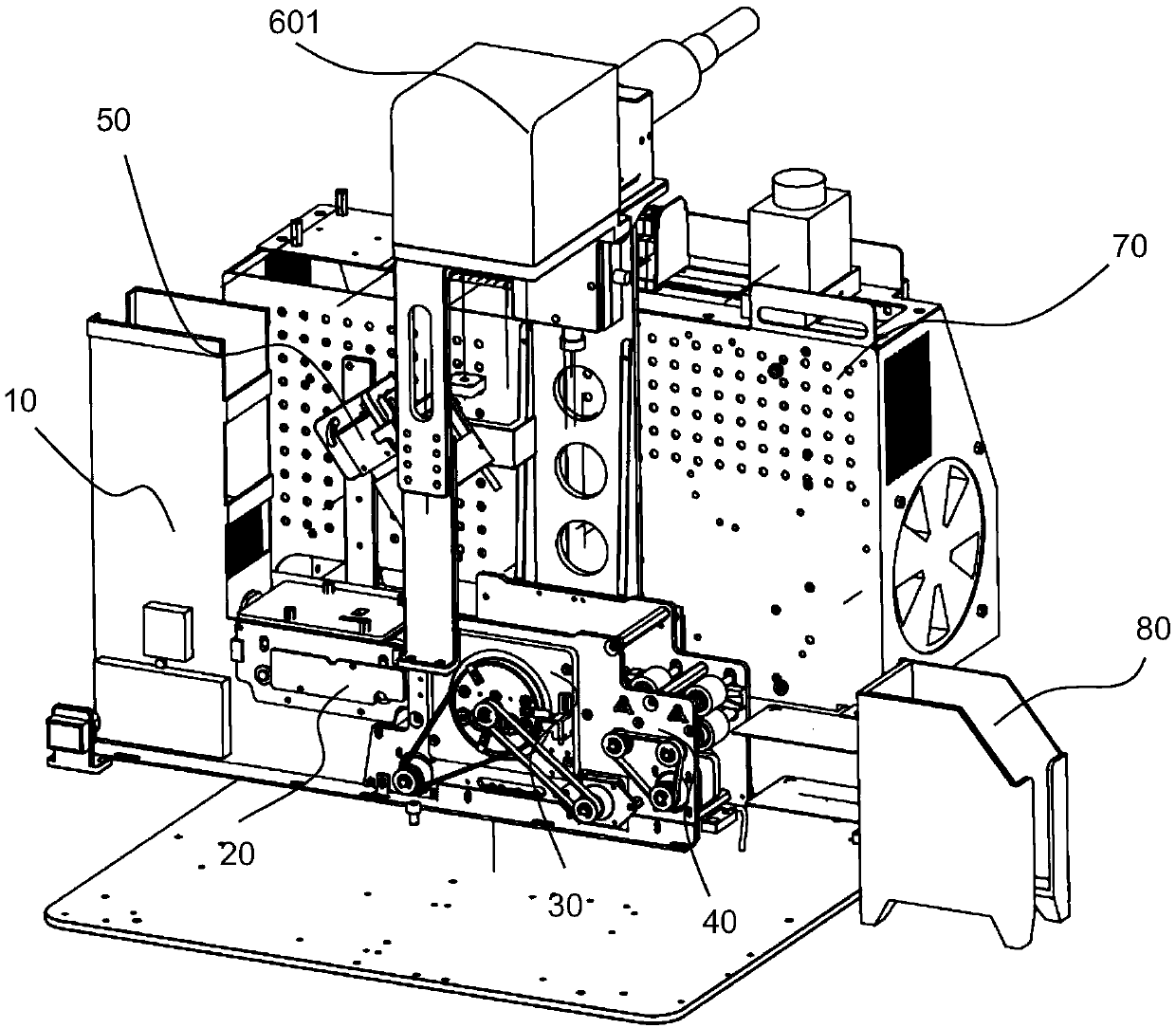 Laser printing system and printing method thereof