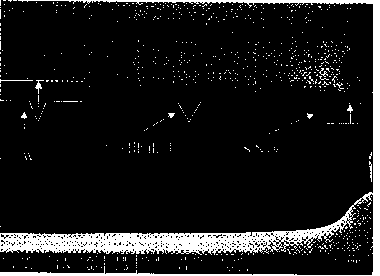 A tunnel probe for scanning the tunnel microscope and its making method