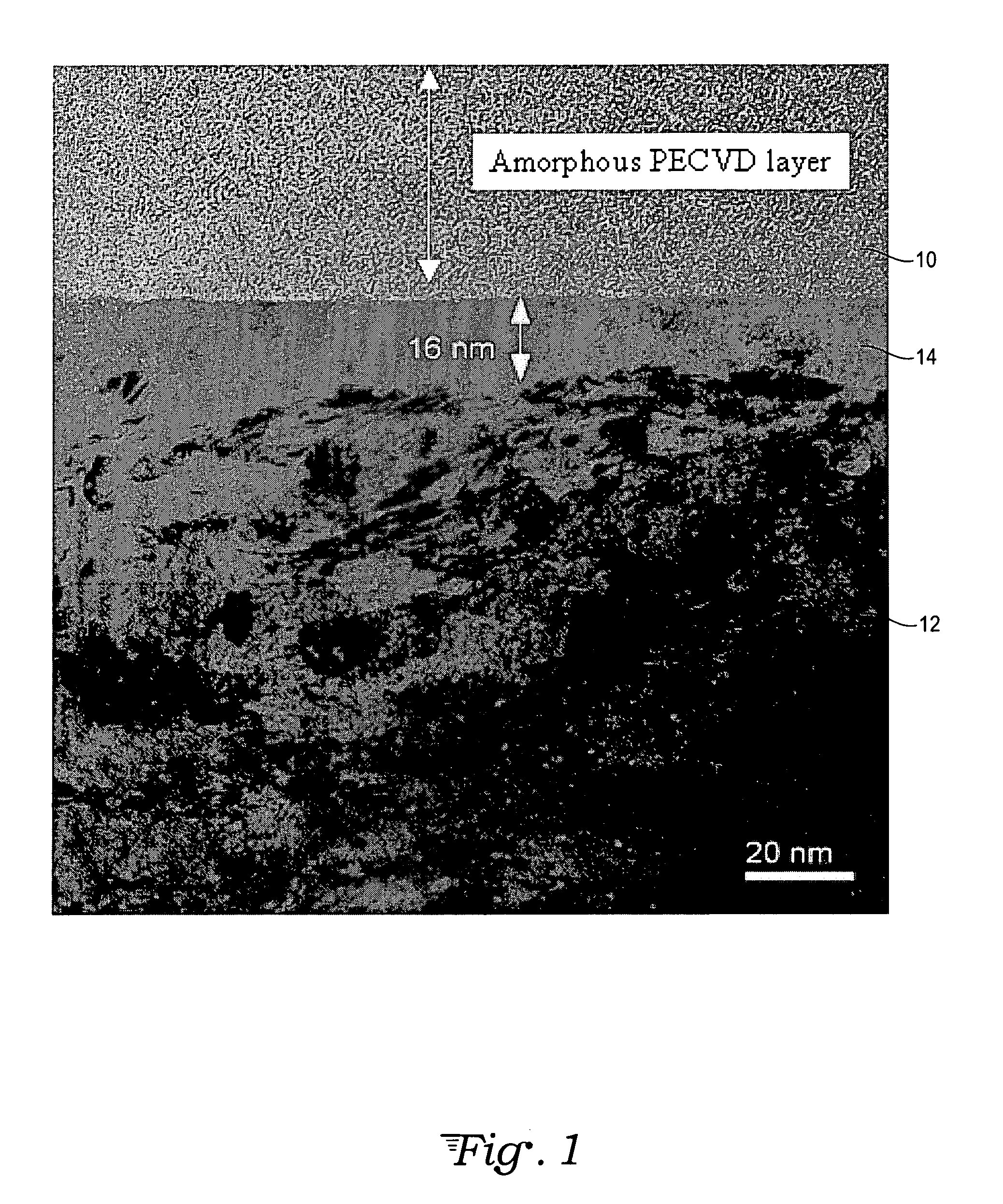 Hybrid photovoltaically active layer and method for forming such a layer
