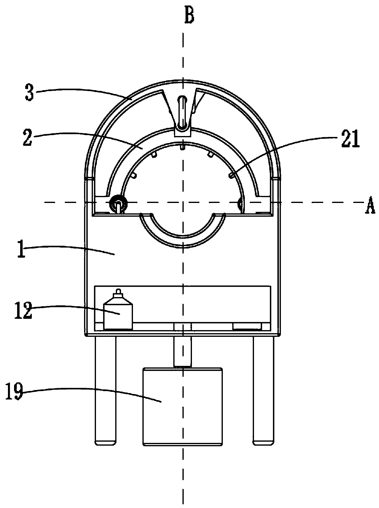 Auxiliary device for orthopedic trauma treatment