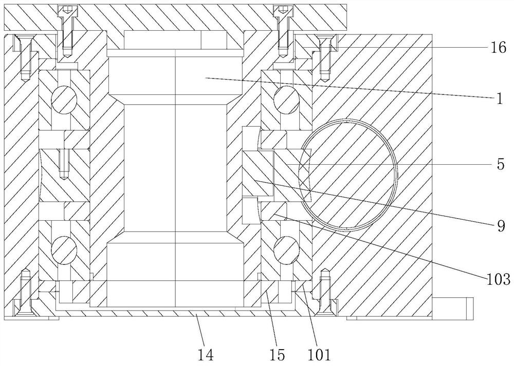 Low-cost angle measurement positioning and locking device based on worm gear and worm