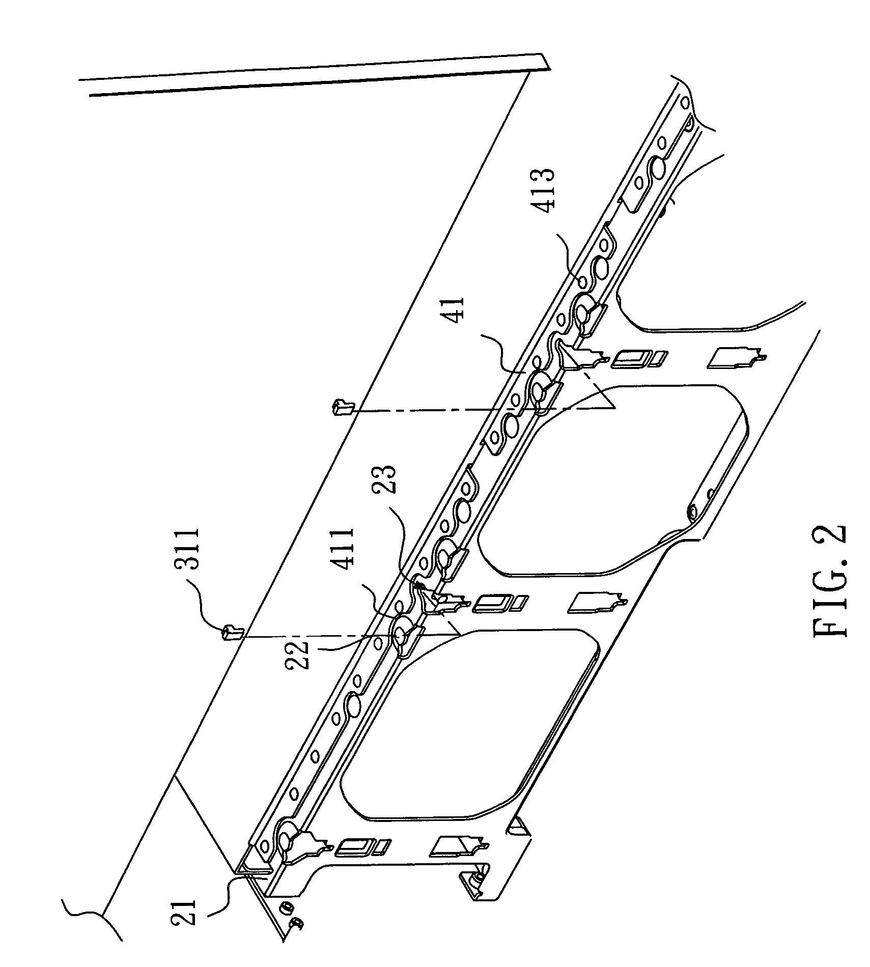 Detachable case assembly for computer server